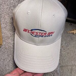 Winchester Bay Oregon Cream Baseball Cap
